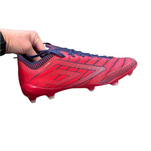 Umbro Velocita Elixir Pro FG Soccer Cleats Red Blue Men’s 7.5 New $275 MSRP - Picture 3 of 6